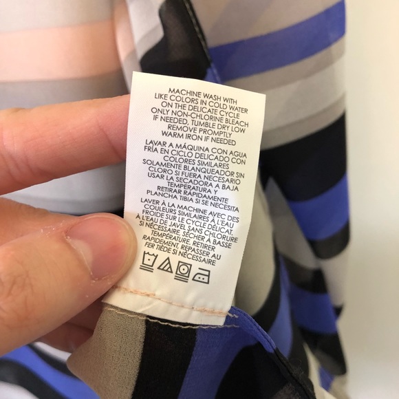 CAbi Underline Stripe blouse 3273 size medium - Picture 6 of 7